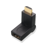 Adaptador Copla Hdmi Hembra Macho Con Ángulo Hasta 90º