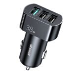 Cargador Auto Rápido Inteligente De 38w Tres Puertos