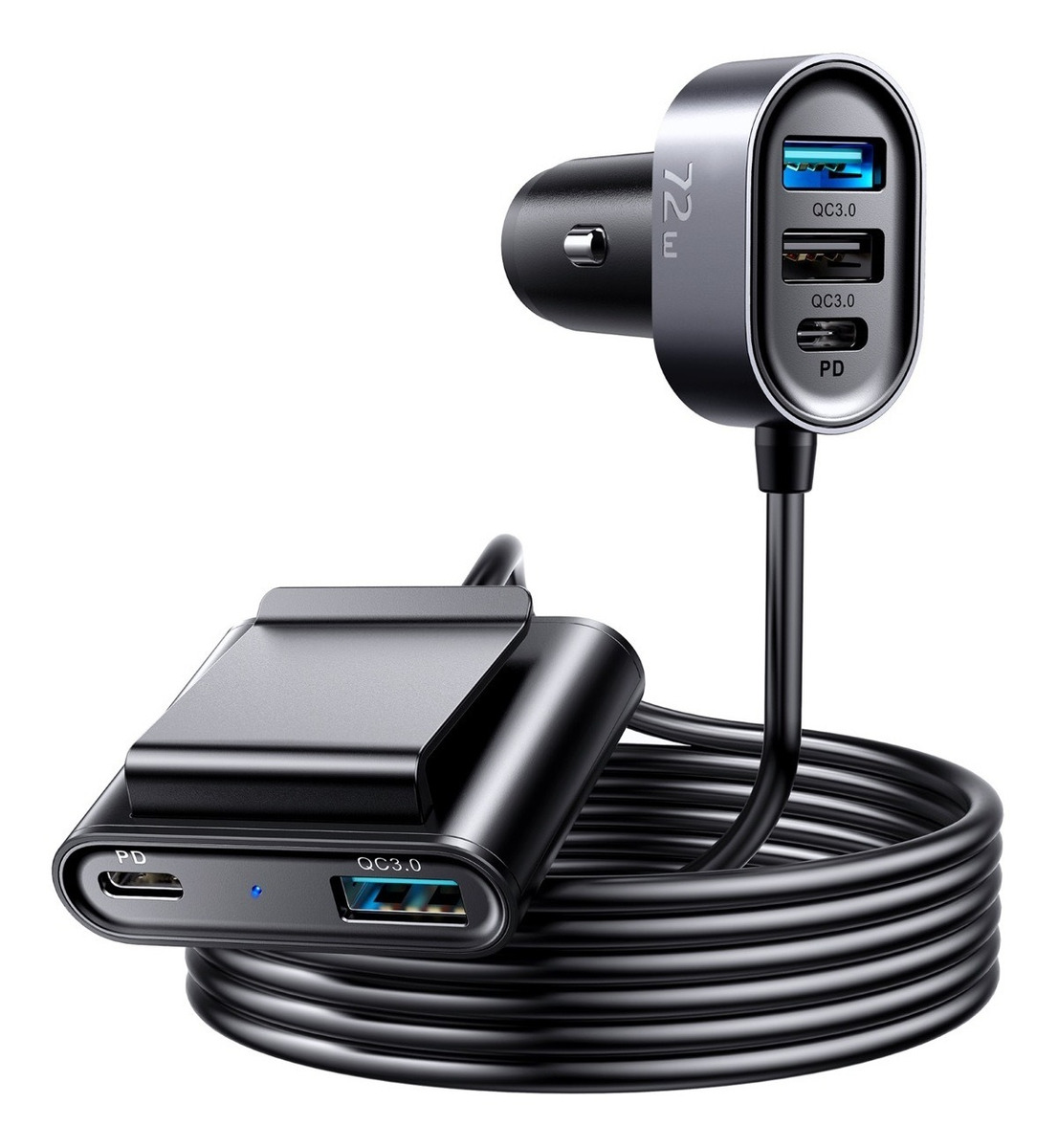 Cargador Celular Auto Carga Pd Y Qc 5 Puertos 72w Joyroom 1 D 657687 MLC50349477620 062022 F