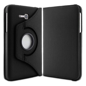 Funda De Eco Cuero Giratoria Para Galaxy Tab 3 Lite Tab E 7