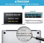 Carcasa Macbook  New Air 13  A1932 Mas Cubre Teclado - Imagen 9