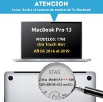 Carcasa Para Macbook Pro 13 Mas Cubre Teclado A1708 Sin Touch bar - Imagen 50