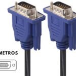 Cable Vga Vga 15 Pines Monitor Proyector Pc. M-m 10 Metros