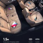 Cargador Auto Carga Rápida 5 Puertos Con Extensión Joyroom - Imagen 2