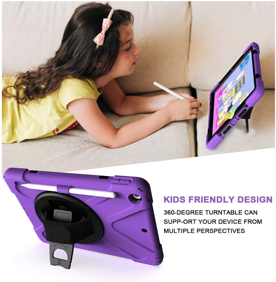 Funda Anti Golpes Para iPad Séptima, Octava y Novena Generación De 10.2 pulgadas 36 D 890310 MLC43792247062 102020 F