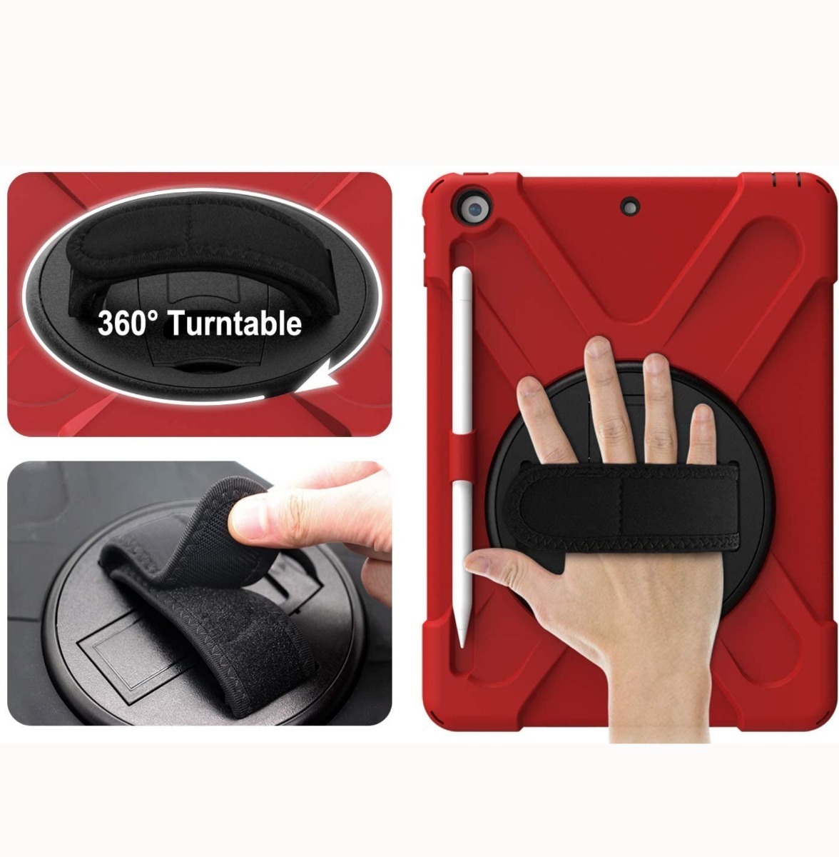 Funda Anti Golpes para iPad 10.2 novena octava y séptima Generacion mas Lámina De Vidrio Templado 21 D 917906 MLC43787380222 102020 F