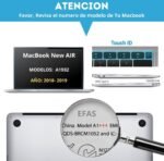 Carcasa Macbook  New Air 13  A1932 Mas Cubre Teclado - Imagen 24