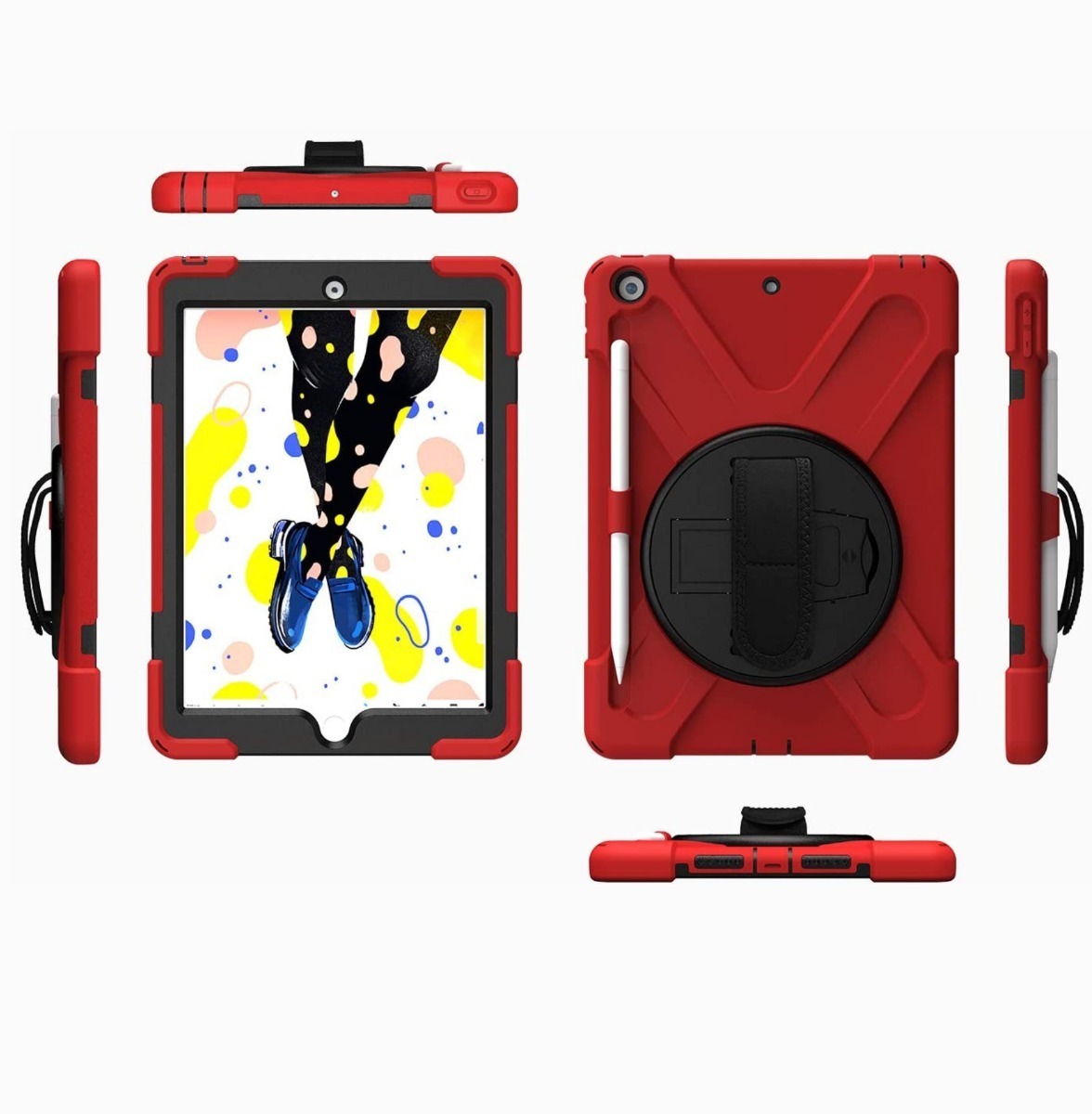 Funda Anti Golpes para iPad 10.2 novena octava y séptima Generacion mas Lámina De Vidrio Templado 22 D 978608 MLC43787391111 102020 F
