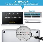 Carcasa Mas Protector De Teclado para Macbook New Air 13 A2179 - A2337 - M1 - Imagen 63