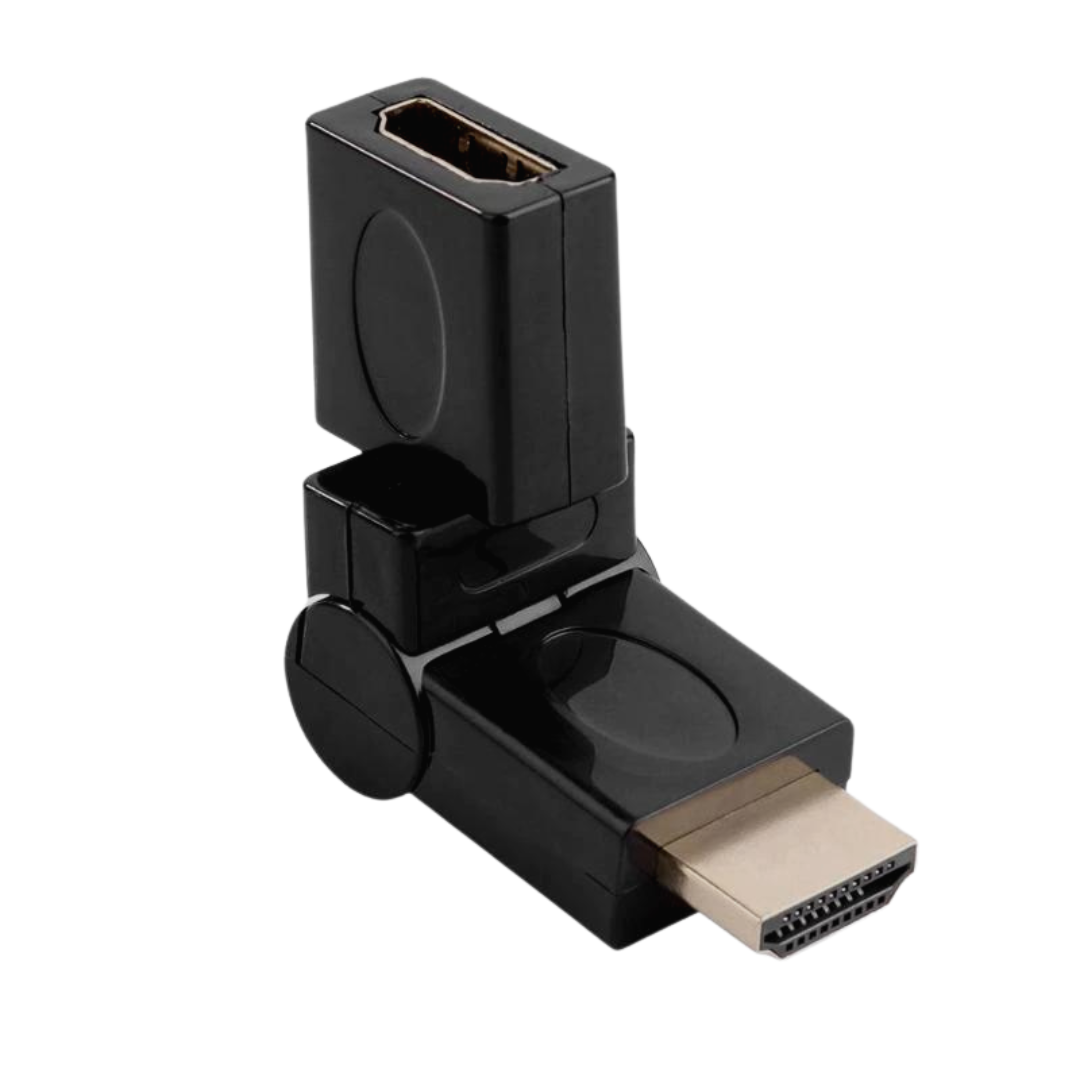 Adaptador Copla Hdmi Hembra Macho Con Ángulo Hasta 360 grados 1 1