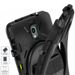 Funda antigolpes Samsung Galaxy Tab Active 5 y Tab Active 3 8 pulgadas con soporte 360 y correa - Imagen 2
