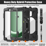 Funda antigolpes Samsung Galaxy Tab Active 5 y Tab Active 3 8 pulgadas con soporte 360 y correa - Imagen 3