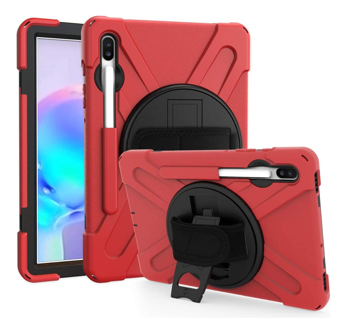 Funda Anti golpes mas Lamina De Vidrio para Tablet Samsung Galaxy Tab S6 - T860- T865 10 D 928820 MLC71110705786 082023 F