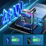 Transmisor Fm Bluetooth Para Auto Carga Rápida 48w Joyroom - Imagen 3