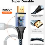 Cable Hdmi A Hdmi 2.0 4k 60 Hz Alta Velocidad 2 Metros - Imagen 2