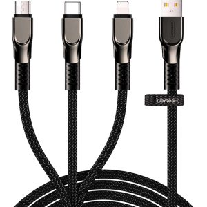 Cable Usb Carga Rapida Y Datos 3.5 A Múltiple 3 Conectores