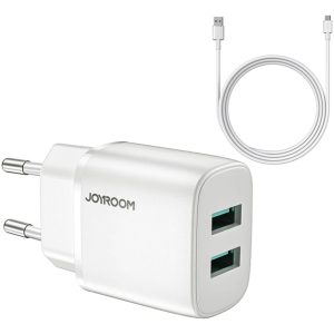 Cargador Carga Rapida Con Cable Tipo C Blanco L-2a123