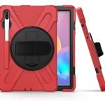 Funda Anti golpes mas Lamina De Vidrio para Tablet Samsung Galaxy Tab S7 T870-T875