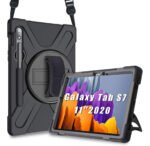 Funda Anti golpes mas Lamina De Vidrio para Tablet Samsung Galaxy Tab S7 T870-T875 - Imagen 4