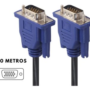 Cable Vga Vga 15 Pines Monitor Proyector Pc. M-m 5 Metros