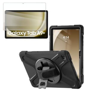 Funda Antigolpes más lámina de vidrio para tablet Samsung A9 plus X210