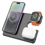 Cargador Inalámbrico 3 En 1 Compatible Con iPhone AirPods Apple watch Hoco CQ1