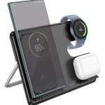 Cargador Inalambrico 3 En 1 Carga Rapida 15w Hoco Cq2