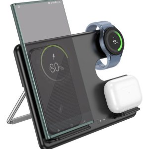 Cargador Inalambrico 3 En 1 Carga Rapida 15w Hoco Cq2