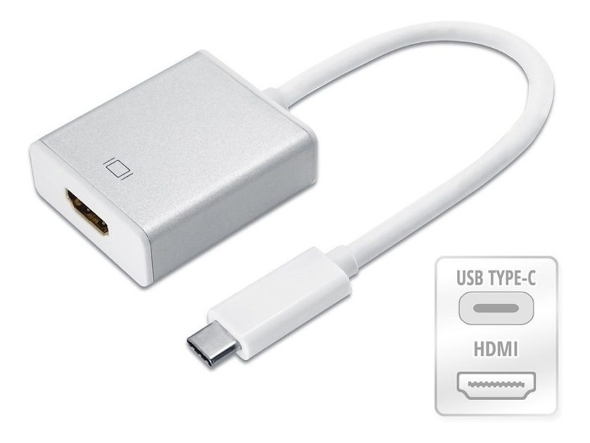 Adaptador Usb Tipo C A Hdmi Aluminio