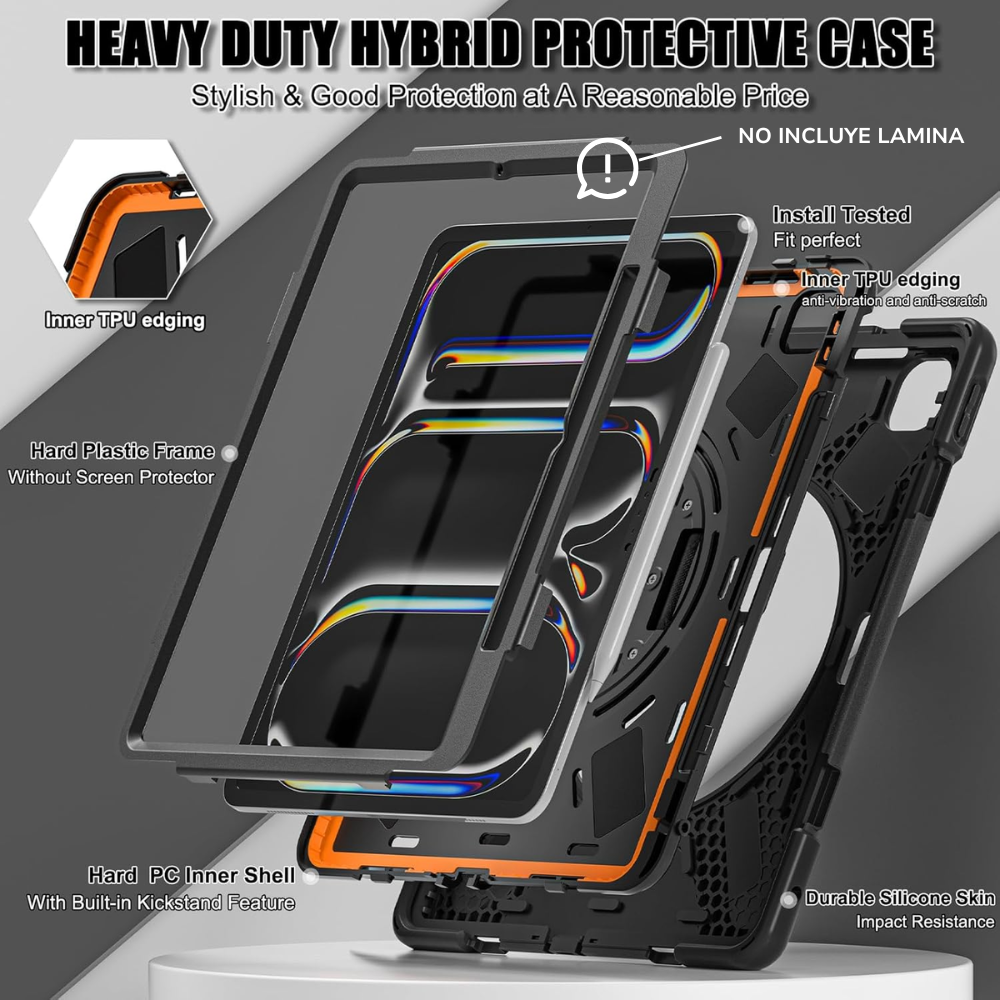 FUNDA ANTIGOLPES PARA IPAD AIR 13 y Pro 12.9 2
